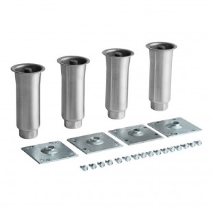 Beverage Air 00C31-033ABB 6 Inch Legs Adjustable With Plate Set Of 4