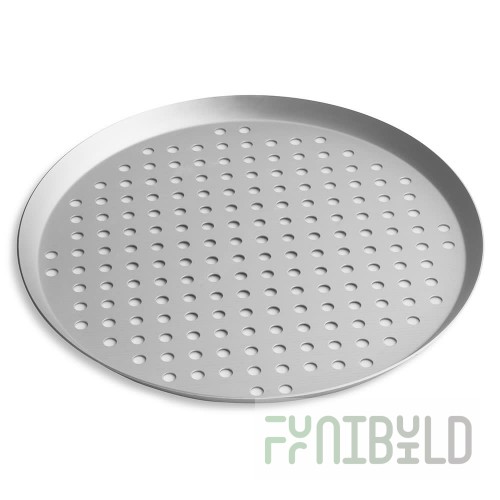 Vollrath PC18PCC 18 Inch Perforated Pizza Pan Aluminum Clear Coat Finish