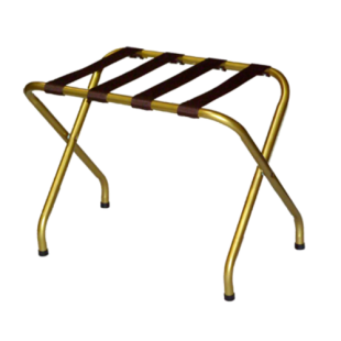 Central Specialties 155I-BL-1 26 Inch Luggage Rack Flat Top Gold Tone Metal Central Specialties 155I-BL-1 26 Inch Luggage Rack Flat Top Gold Tone Metal