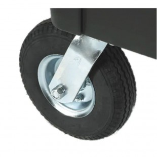 Rubbermaid FG4592000000 8 Inch Pneumatic Caster Kit with Rubber Wheels