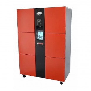 Carter Hoffmann PUCH-23-PT 47 Inch Heated Pass-Through Food Safe Locker Stainless Steel with Touchscreen Carter Hoffmann PUCH-23-PT 47 Inch Heated Pass-Through Food Safe Locker Stainless Steel with Touchscreen