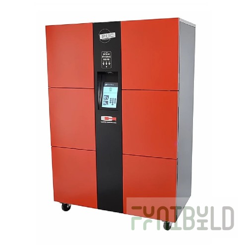 Carter Hoffmann PUCH-23-PT 47 Inch Heated Pass-Through Food Safe Locker Stainless Steel with Touchscreen