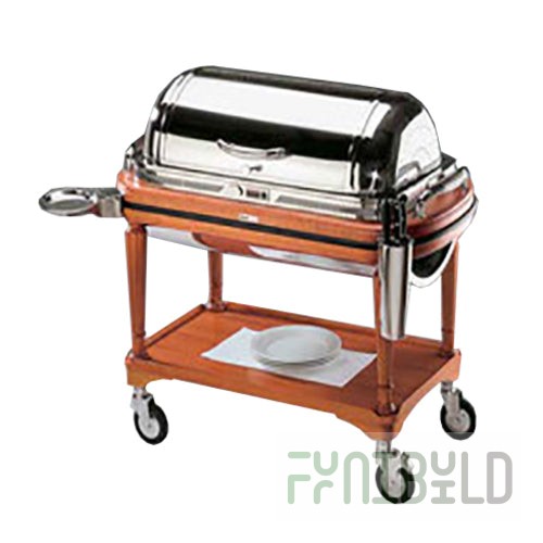 BauscherHepp 30.7907.1000 24 Inch Roast Beef Trolley electric with stainless steel