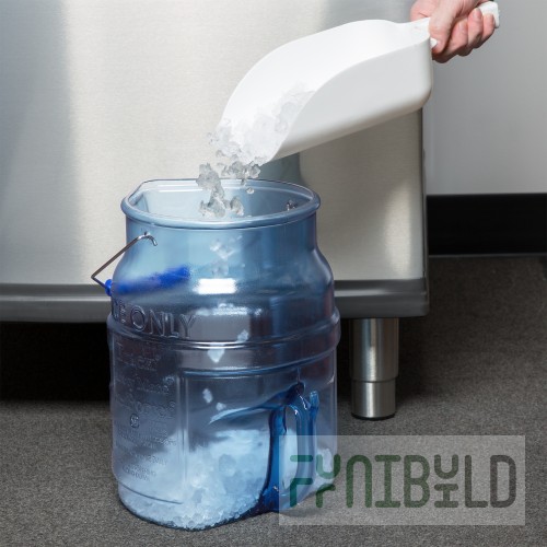 Vollrath 7005 4 Gallon Ice Tote with Easy-grip Handle Light Blue NSF
