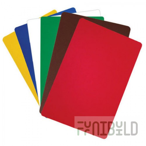 Admiral Craft FCB-1218/W 12 Inch Cutting Mat Flexible Polypropylene White 6 Packs