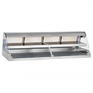 Alto Shaam ED2-96/2S-SS 96 Inch Halo Heat Heated Display Case Countertop Alto Shaam ED2-96/2S-SS 96 Inch Halo Heat Heated Display Case Countertop