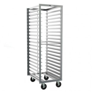 Metro RD3NA120 Aluminum Bun Pan Rack Mobile 20 Pan Capacity with 5 Inch Casters Metro RD3NA120 Aluminum Bun Pan Rack Mobile 20 Pan Capacity with 5 Inch Casters