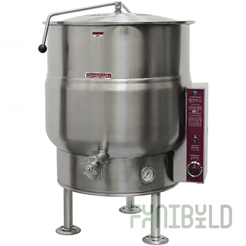 Crown Steam EL-20F 30 Inch Electric Kettle with 20 Gallon Capacity
