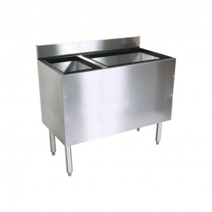 Glastender C-CBA-30L3-CP10-ED 30 Inch Underbar Ice Bin with Cold Plate
