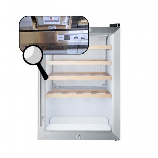 Summit SCR312LWC2 17 Inch Wine Cellar Electric Reach-in Black with Wooden Shelves Summit SCR312LWC2 17 Inch Wine Cellar Electric Reach-in Black with Wooden Shelves