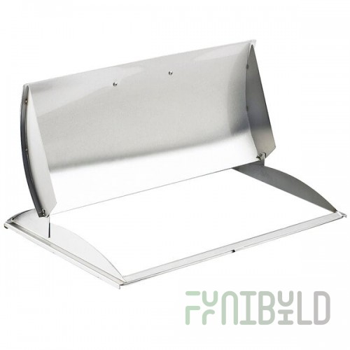 Cal Mil 3325-55 21 Inch Chafer Cover Rectangular Handled Stainless Steel
