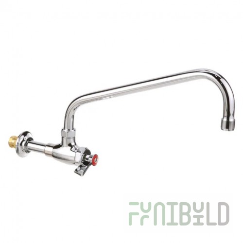 Fisher 91190 12 Inch Swing Spout Faucet with Short Nipple for Commercial Use