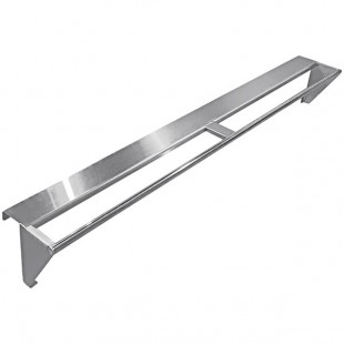 Wood Stone 50PL-1005 36 Inch Plancha Pan Rail for 1/9 Size Pans Stainless Steel