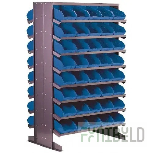 Quantum QPRD-101_BLUE Pick Rack Sloped Double-sided