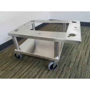 Somerset 0024-000 22 Inch Dough Rounder Stand with Undershelf Stainless Steel