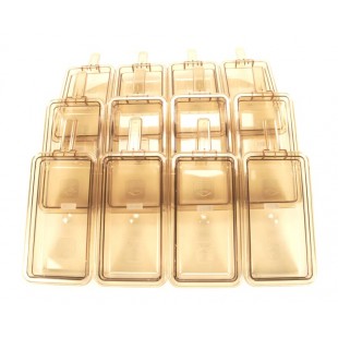 Prince Castle 541-1095S 1/3 Pan Set of 12 Single Handle Ambr Prince Castle 541-1095S 1/3 Pan Set of 12 Single Handle Ambr