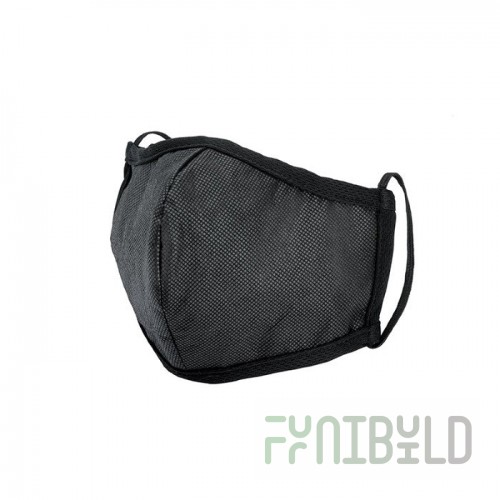 Mercer Culinary M69010BK 8-1/2 Inch Protective Face Mask Anatomical Black Non-Woven