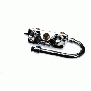AERO Manufacturing S-89 4 Inch OC Gooseneck Faucet Wall Mount