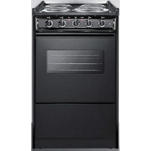 Summit TEM110CRW 20 Inch Electric Range with 2.46 Cu Ft Oven Capacity Summit TEM110CRW 20 Inch Electric Range with 2.46 Cu Ft Oven Capacity