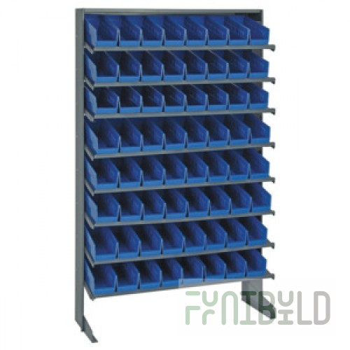Quantum QPRS-101_BLUE Pick Rack Sloped Single-sided