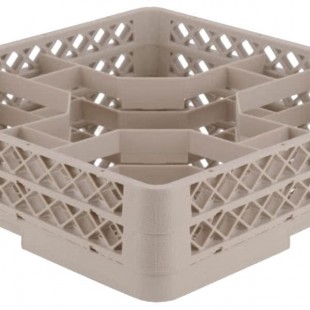 Vollrath TR13J-32 19 Inch Traex Full Size Glass Stemware Rack 12 Compartments Beige and Co-polymer Plastic with Extender Vollrath TR13J-32 19 Inch Traex Full Size Glass Stemware Rack 12 Compartments Beige and Co-polymer Plastic with Extender