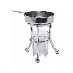 American Metalcraft BWPC35 3-1/2 Oz. Butter Melter Set with Stainless Cup and Candle