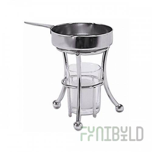 American Metalcraft BWPC35 3-1/2 Oz. Butter Melter Set with Stainless Cup and Candle