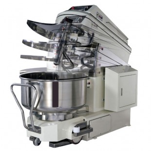 American Eagle Food Machinery AE-250K-SS Spiral Mixer 250 Quart Removable Bowl 396 Lbs. Dough Capacity