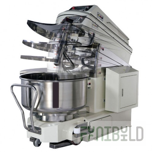 American Eagle Food Machinery AE-250K-SS Spiral Mixer 250 Quart Removable Bowl 396 Lbs. Dough Capacity