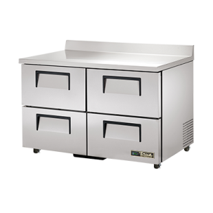 True Refrigeration TWT-48D-4-ADA-HC 48 Inch Refrigerated Counter with Drawers True Refrigeration TWT-48D-4-ADA-HC 48 Inch Refrigerated Counter with Drawers