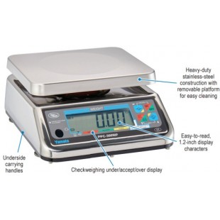 Yamato PPC-300WP-10 9 Inch Stainless Steel Accu-Weigh Washdown Scale Digital Yamato PPC-300WP-10 9 Inch Stainless Steel Accu-Weigh Washdown Scale Digital