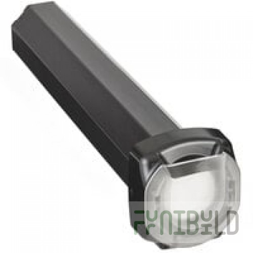 Vollrath LS03MS18B-MM 18 Inch In-Counter Lid Dispenser Black Plastic