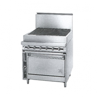 Jade Range JTRH-30B-30C_LP 30 Inch Gas Range with Charbroiler 105000 BTU Jade Range JTRH-30B-30C_LP 30 Inch Gas Range with Charbroiler 105000 BTU