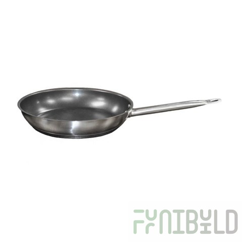 Thunder Group SLSFP4111 11 Inch Fry Pan Non Stick Stainless Steel with Welded Handle