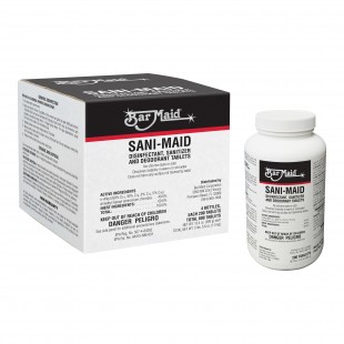 Bar Maid/Glass Pro DIS-207-4 Bar Maid®Quaternary Sanitizer/disinfectant Tablets Bar Maid/Glass Pro DIS-207-4 Bar Maid®Quaternary Sanitizer/disinfectant Tablets