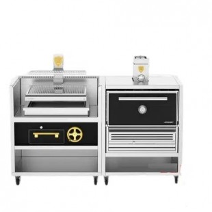 Josper Charcoal Ovens CVJ-76-1-1PRO-M The Josper Combo Is The Perfect Combination Of Two Grilling Systems: The Enclosed Grilling System Of The Classic Josper Charcoal Oven And The Traditional Open Basque Grill In A Single Device. The Compound Josper Charcoal Ovens CVJ-76-1-1PRO-M The Josper Combo Is The Perfect Combination Of Two Grilling Systems: The Enclosed Grilling System Of The Classic Josper Charcoal Oven And The Traditional Open Basque Grill In A Single Device. The Compound