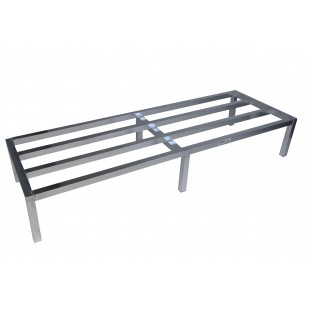 Channel ADE2472 72 Inch Dunnage Rack Aluminum Promo Series with Extra Legs Channel ADE2472 72 Inch Dunnage Rack Aluminum Promo Series with Extra Legs