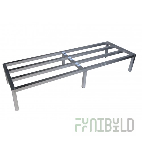 Channel ADE2472 72 Inch Dunnage Rack Aluminum Promo Series with Extra Legs