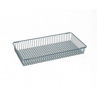 Metro GWBSKT36 18 Inch Glassware Handling Basket with Vinyl Coating