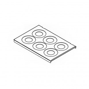 Antunes 7002131 27 Inch Dim-Sum Lid Kit With 6 Steam Openings