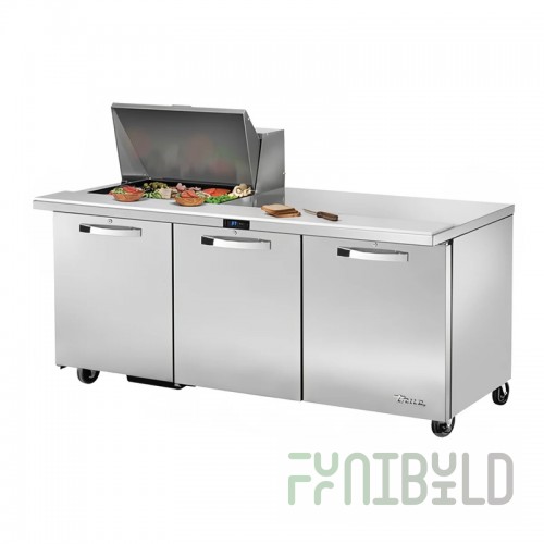 True Refrigeration TSSU-72-12M-B-HC~SPEC3 72 Inch Mega Top Sandwich Salad Unit