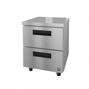 Hoshizaki UF27A-D2 27 Inch Undercounter Freezer 7.2 Cu. Ft. 2 Drawers Stainless Steel