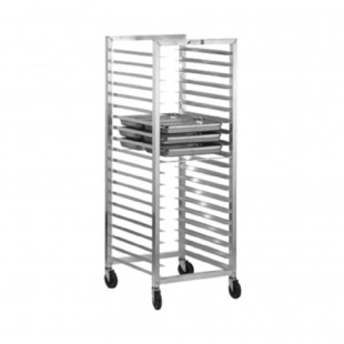 Alexander Industries HDPA-500-DD 44 Inch Mobile Heavy Duty Pan Rack Aluminum with Open Sides Alexander Industries HDPA-500-DD 44 Inch Mobile Heavy Duty Pan Rack Aluminum with Open Sides