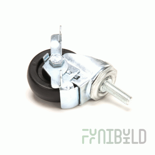 Continental Refrigerator 50301 3-Inch Diameter Casters with Brakes Set of 4