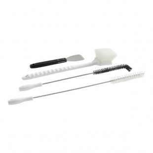 Henny Penny 03736 Fryer Brush Kit with Long Handle Gong Brush and L Tipped Brush