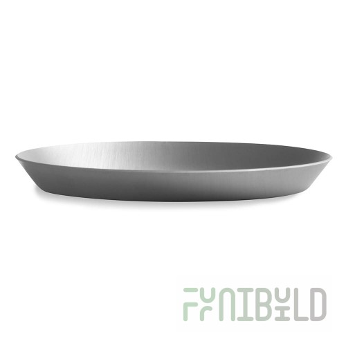 Vollrath PC08SCC 8 Inch Pizza Pan Press Cut 14 Gauge Aluminum Anodized Finish