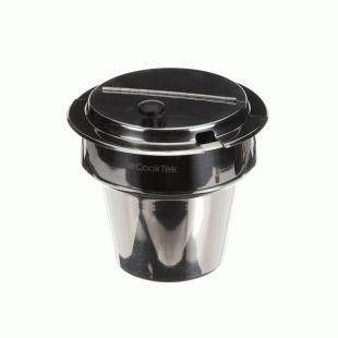 Cooktek 302409 7 Quart Induction Soup Tureen with Lid Stainless Steel