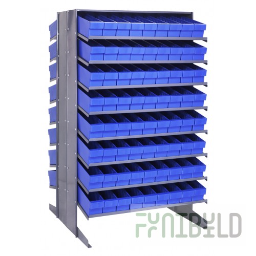 Quantum QPRD-604_BLUE Pick Rack Sloped Double-sided