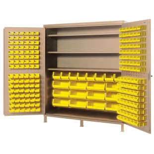 Quantum QSC-BG-72S-84CL 72 Inch Heavy-Duty Storage Cabinet with Bins Quantum QSC-BG-72S-84CL 72 Inch Heavy-Duty Storage Cabinet with Bins