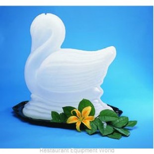 Carlisle SSW102 19 Inch Swan Ice Mold Single Use Polyethylene White Carlisle SSW102 19 Inch Swan Ice Mold Single Use Polyethylene White